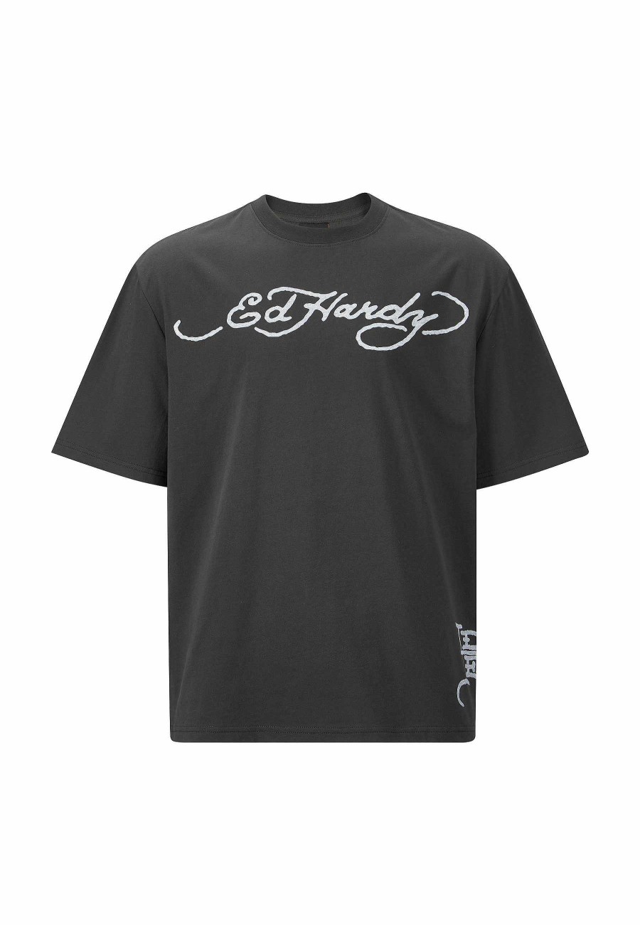 Ed Hardy Mens Drag-Blade-Back Relaxed T-Shirt