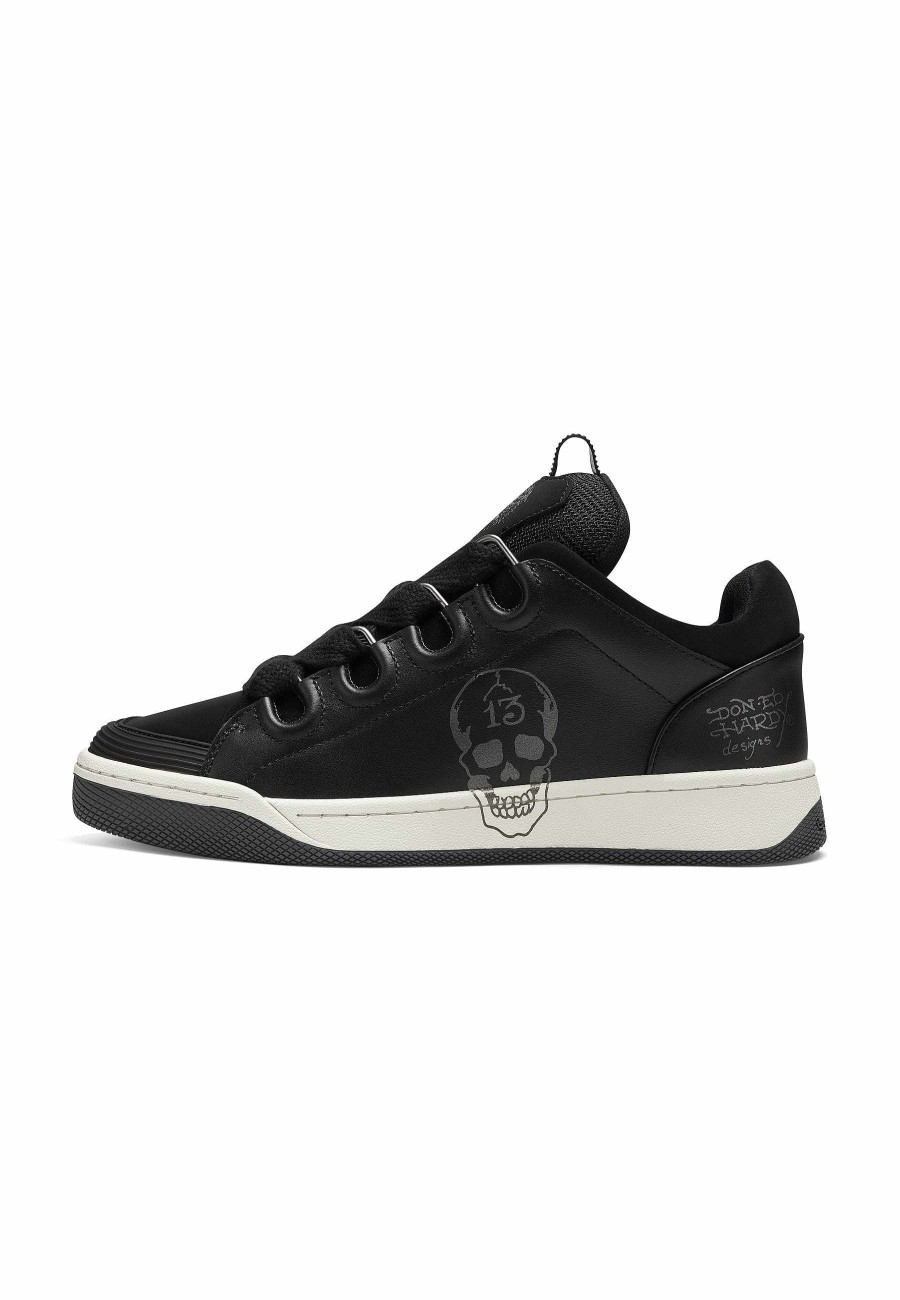 Ed Hardy Mens Hardflip Low - Skull