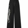 Ed Hardy Womens Ny City Xtra Oversized Denim Trousers Jeans